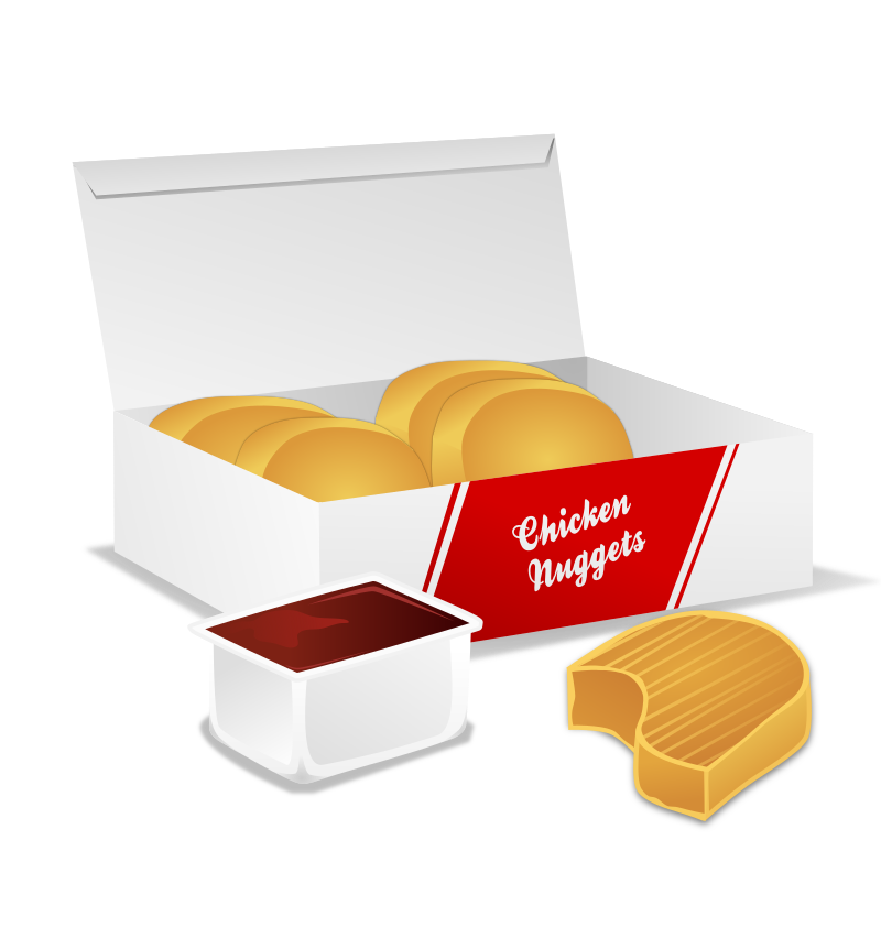 clipart of chicken nuggets - photo #8