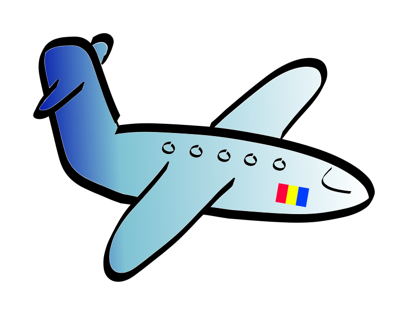 clip art cartoon airplane free - photo #29