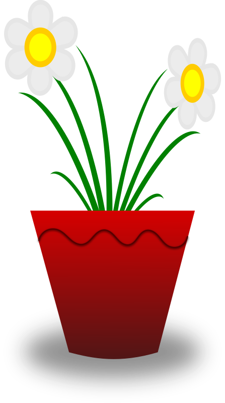 free clipart flower pot - photo #10