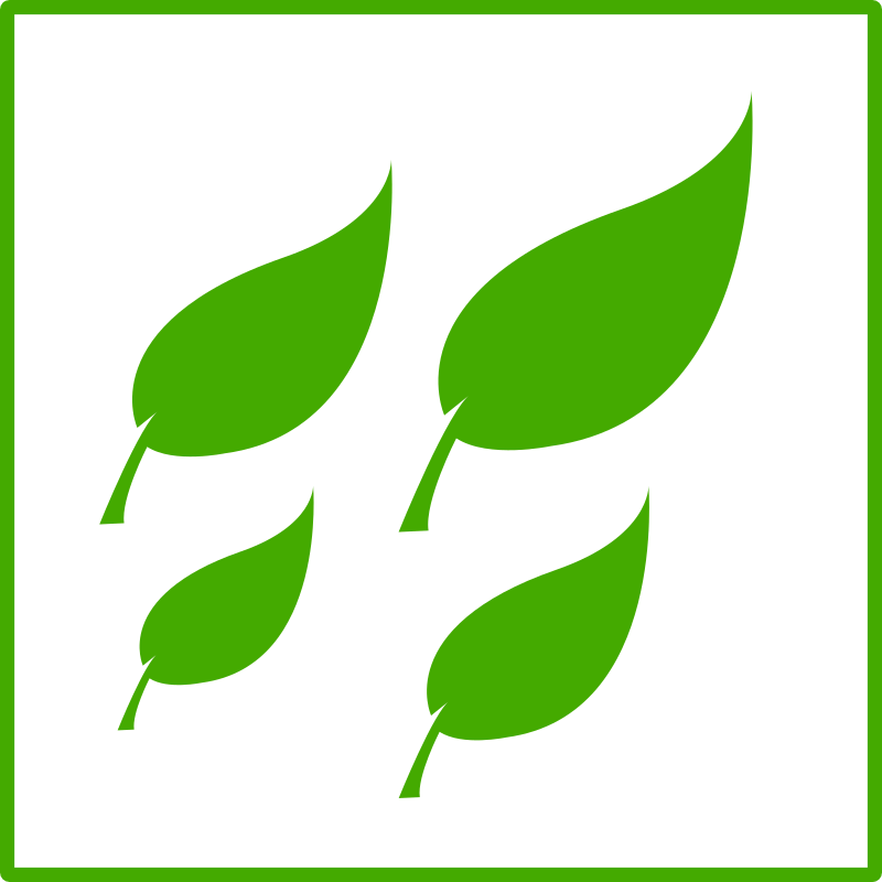 clipart green leaf logo icon - photo #6
