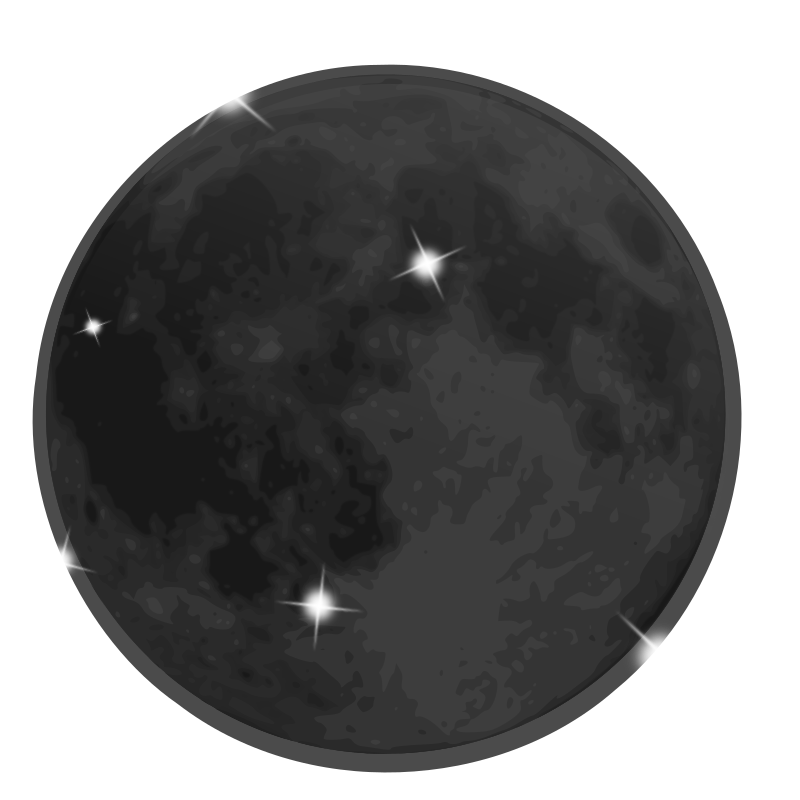 new moon clipart - photo #6