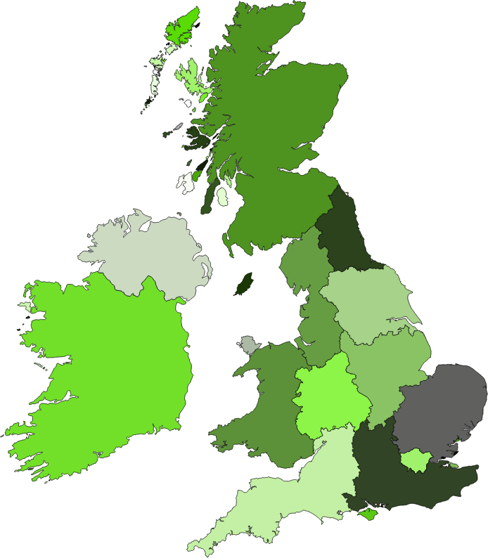 clipart map of uk and ireland - photo #1