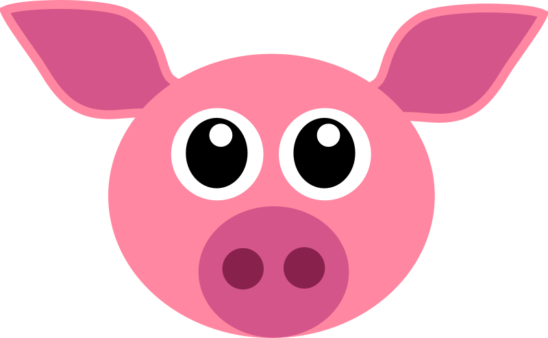 clipart pig face - photo #13