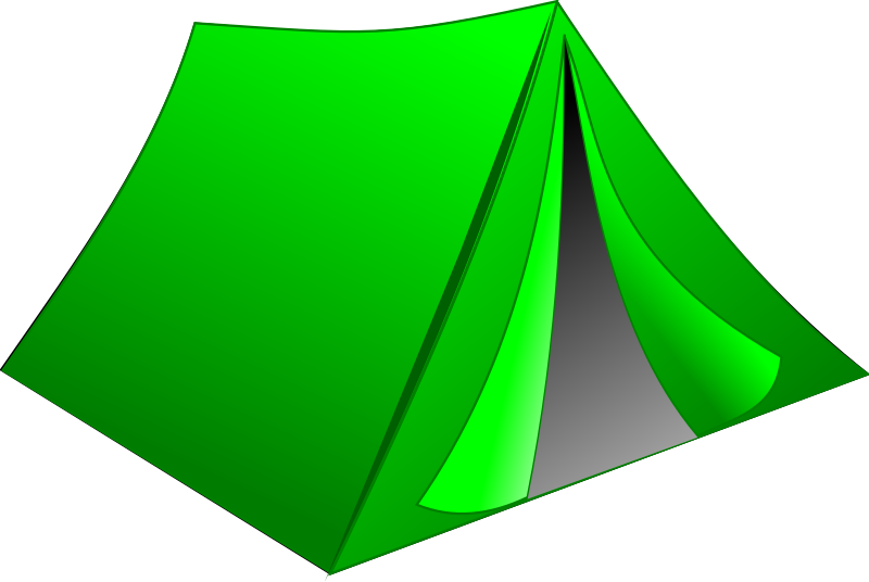 green tent clip art - photo #3