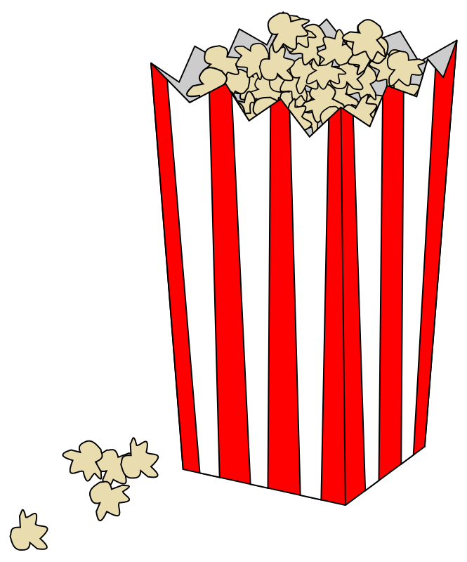 clipart movie popcorn - photo #6