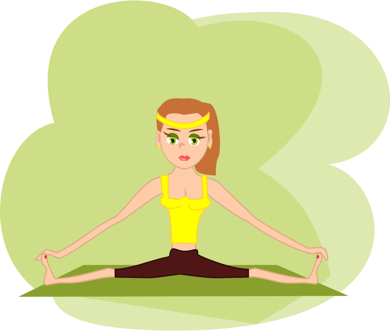 clipart of girl exercising - photo #34