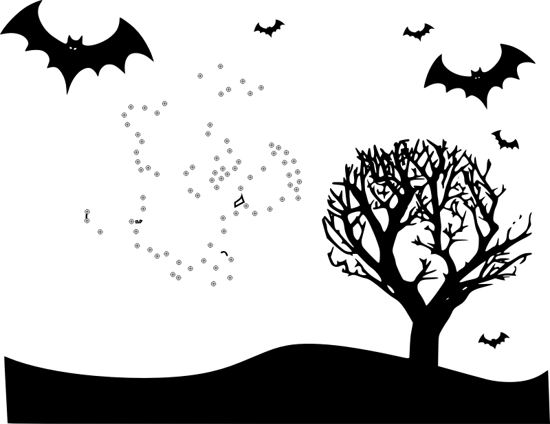 Connect the dots - Witch by frankes - Connect the dots Image with 80 dots.Images used form Openclipart.org ClipartStockPhoto: http://openclipart.org/detail/171616/cartoon-witch-silhouette-by-clipartstockphoto-171616 liftarn: http://openclipart.org/detail/182291/halloween-landscape-by-liftarn-182291