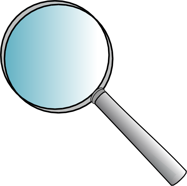 clipart magnifying glass detective - photo #49