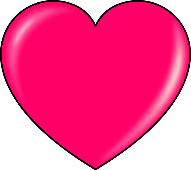 pink valentine heart clipart - photo #25