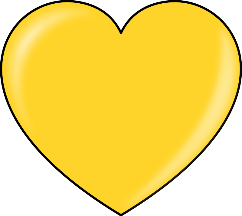gold heart clip art free - photo #12