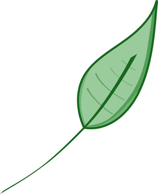 clipart of green leaf - photo #21