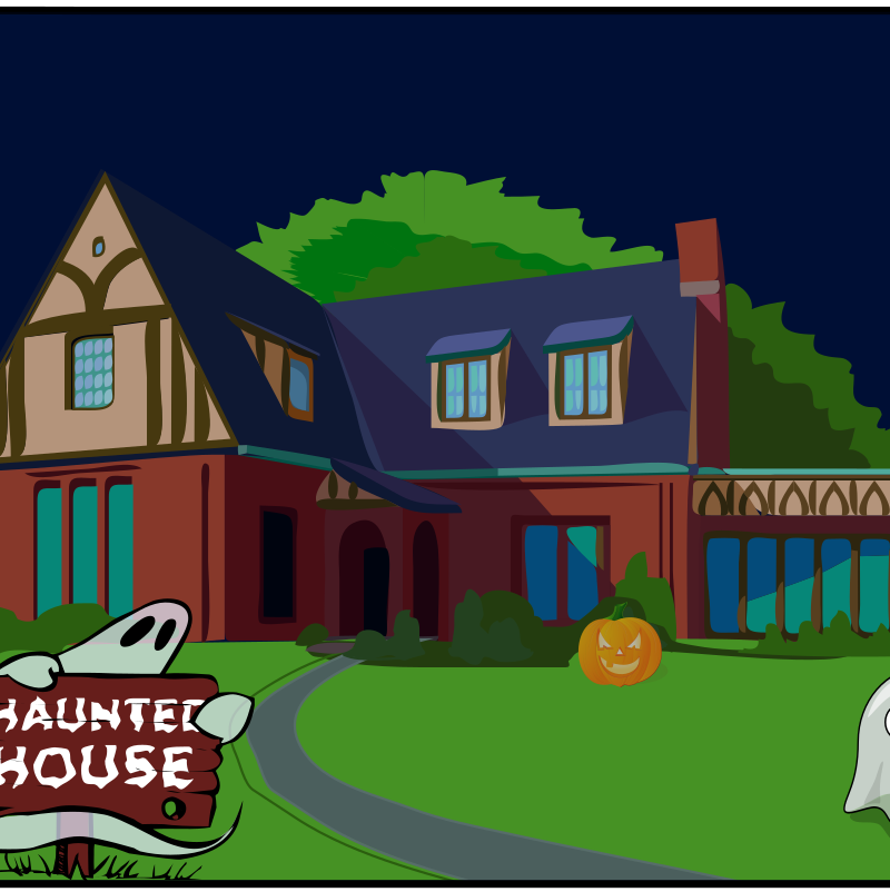 spooky house clipart - photo #49