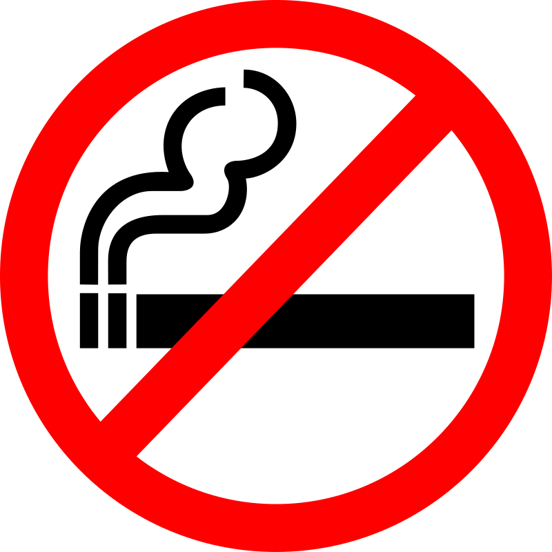 clipart no smoking symbol - photo #34