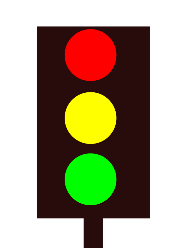 clipart traffic light yellow - photo #18