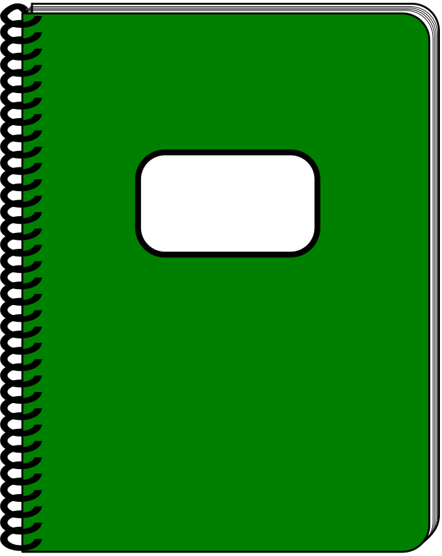 clipart of notebook - photo #7