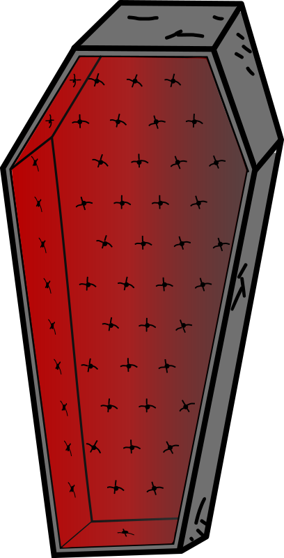 Clipart - Coffin