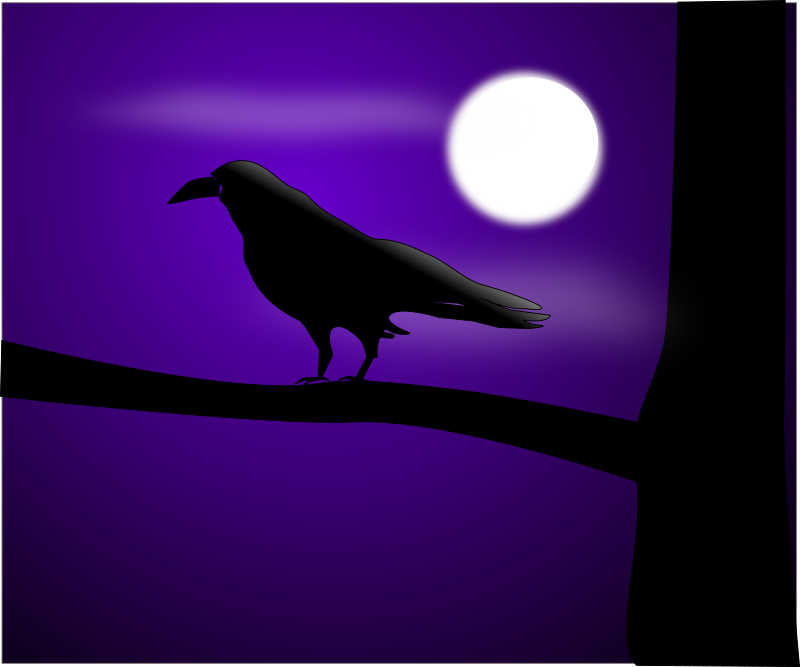 halloween raven clipart - photo #37