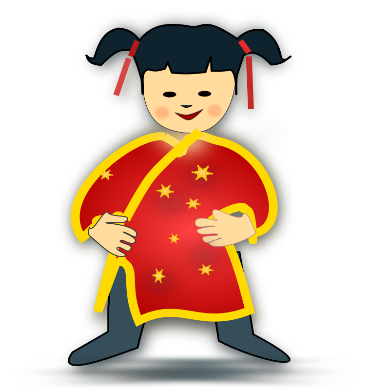 chinese girl icon