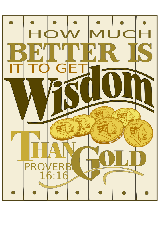 Wisdom Proverbs 16 for plotters