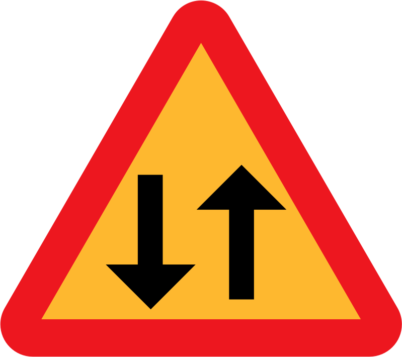 Arrowup Arrowdown directional sign
