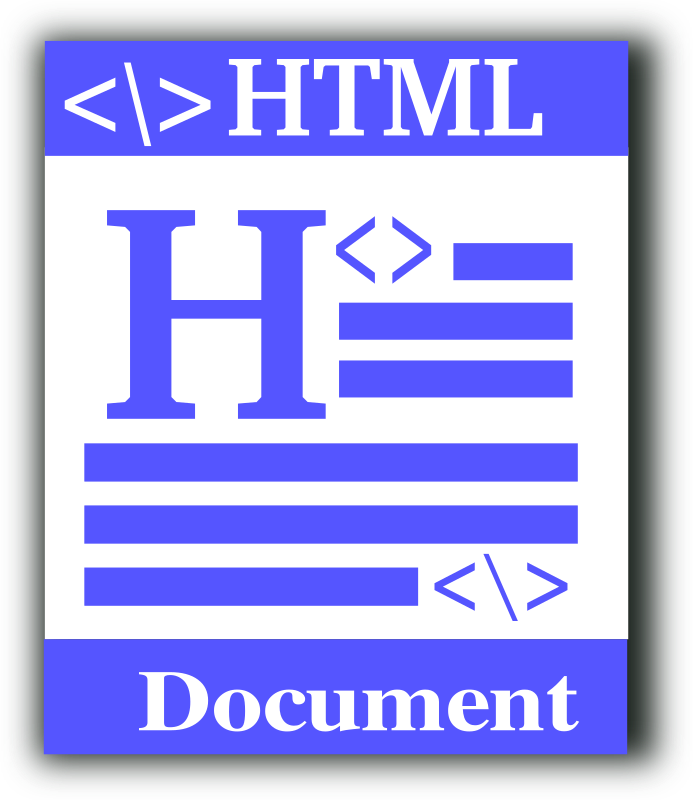 HTML file icon