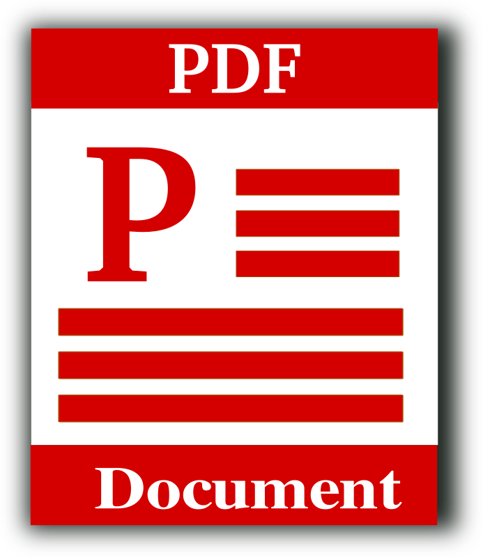 Portable Document Format Icon