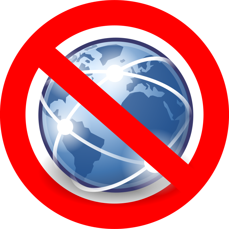 No Global Internet / Pas d'internet global