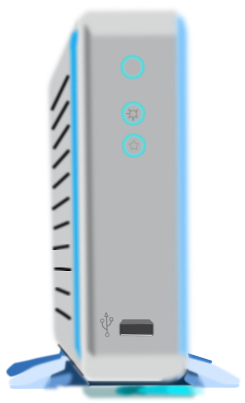USB HD External with led light