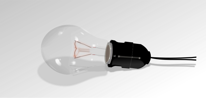 light bulb, off