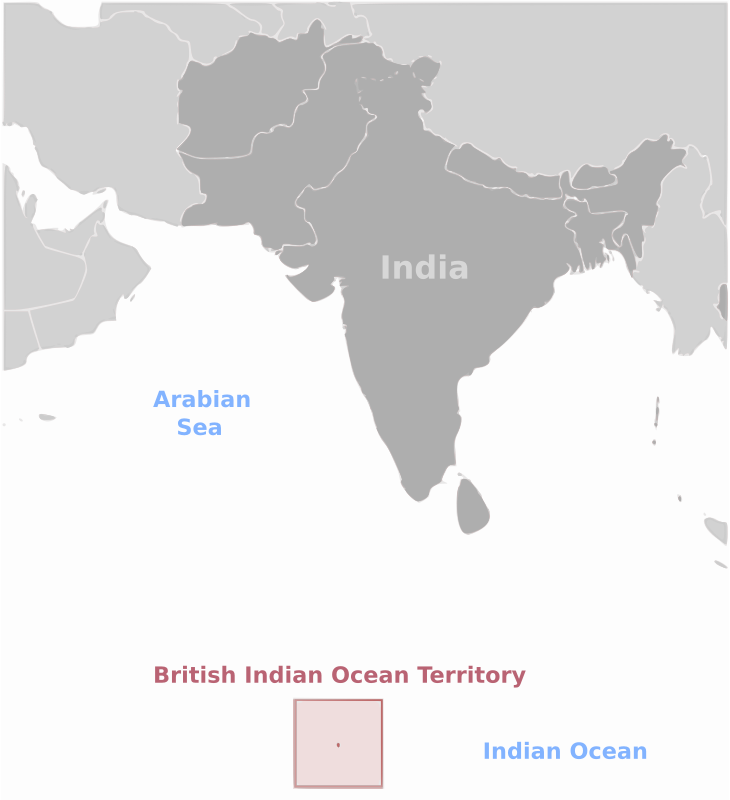 British Indian Ocean Territory location label