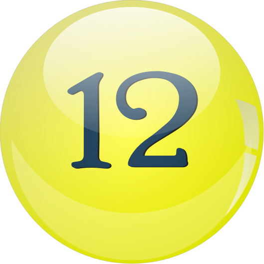 12 Lotto Ball