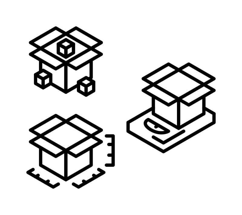 Packaging icons