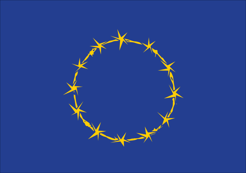 Flag of Fort Europe, EU