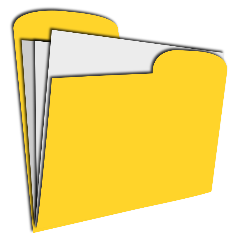 yellow document