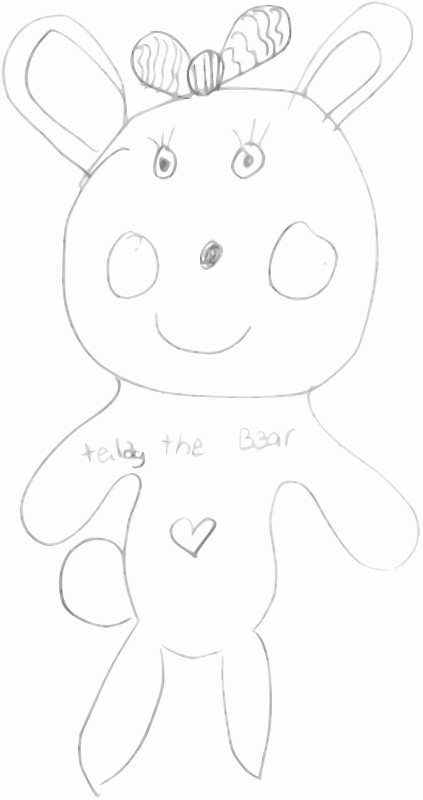 Kindergarten Art Teddy the Bear