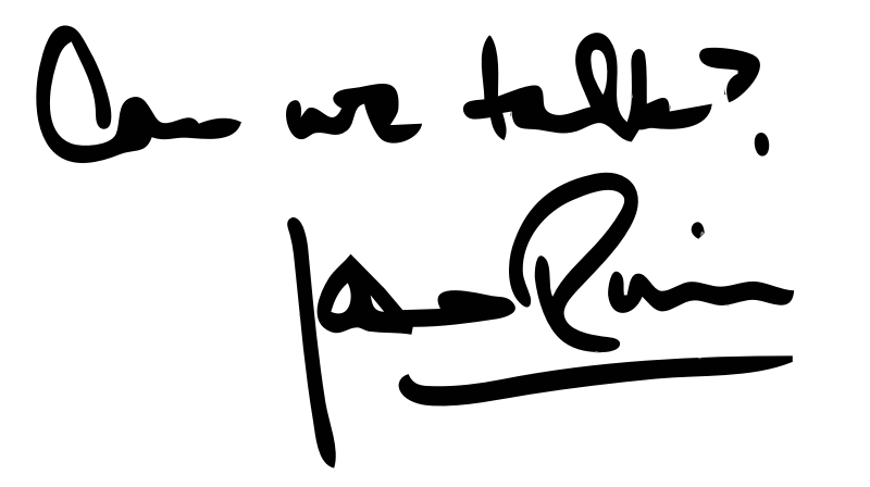 Joan River's Signature