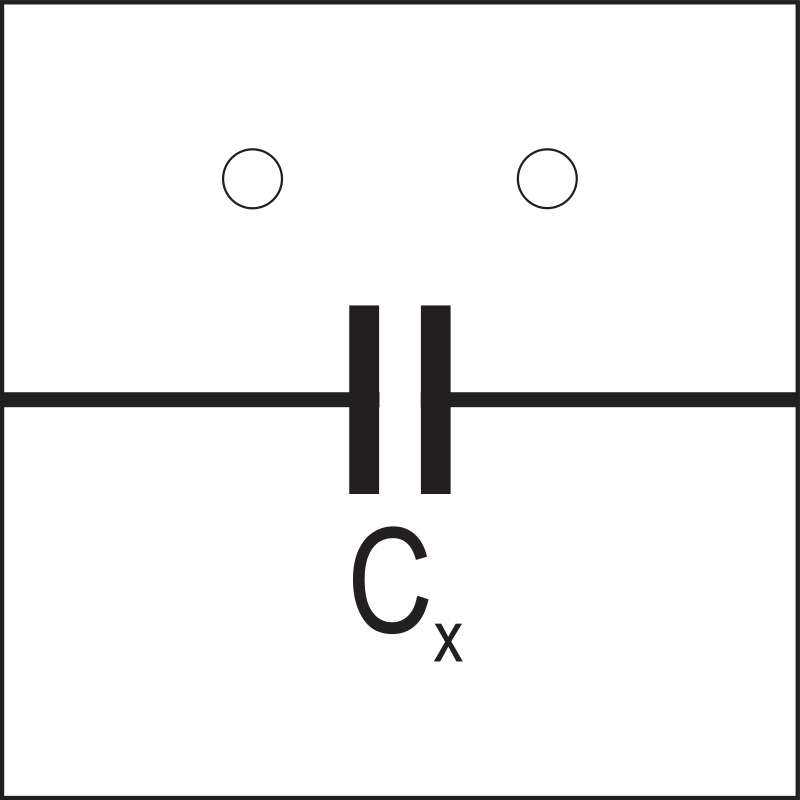 Plug-In Capacitor Cx