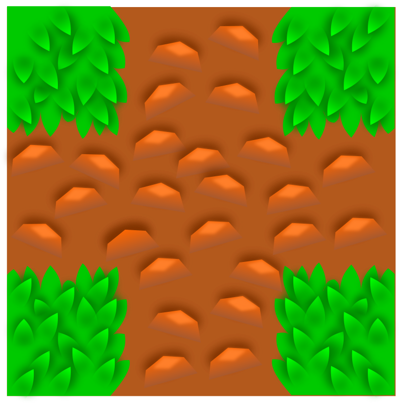 Grass tile pattern - game component - vector based