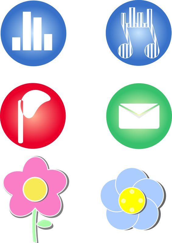 Icons for cellphone