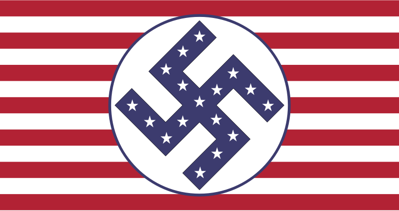 The GOP American flag