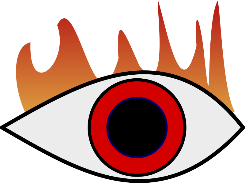 Burning eye