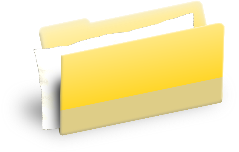 Folder with document