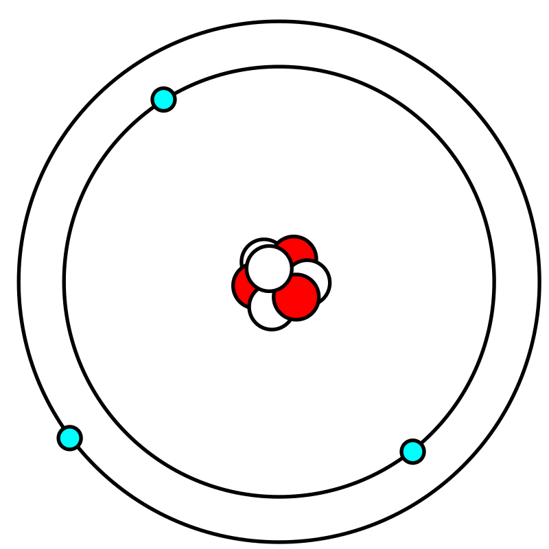 Lithium atom in Bohr model