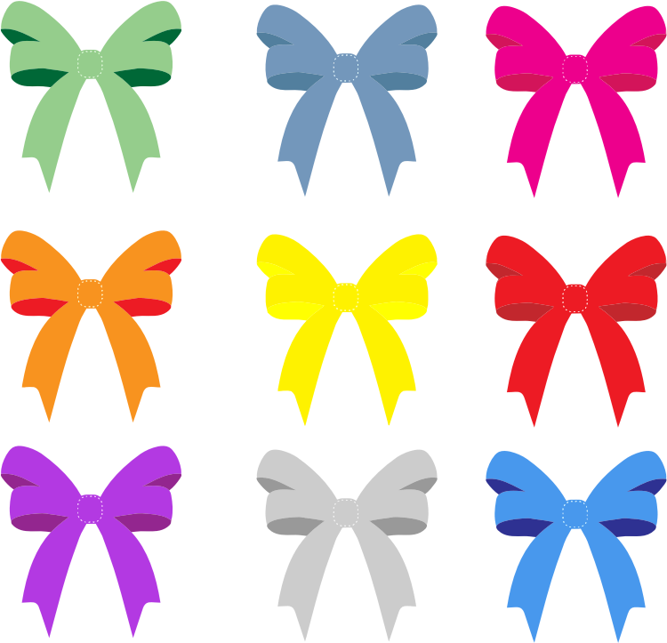 Colorful Bows And Ribbons