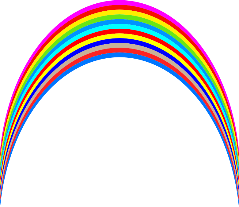 Tall Arched Rainbow