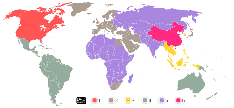 DVD regions