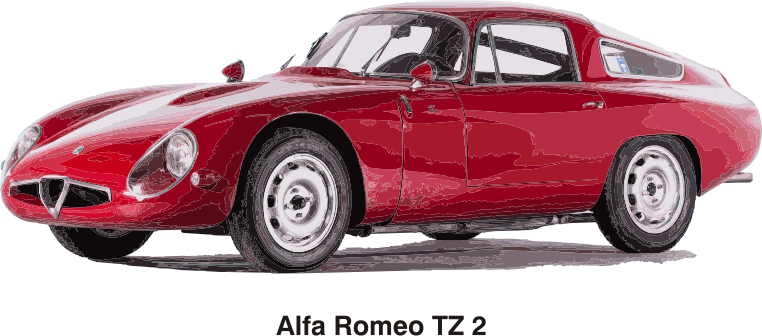Alfa Romeo TZ2, year 1965