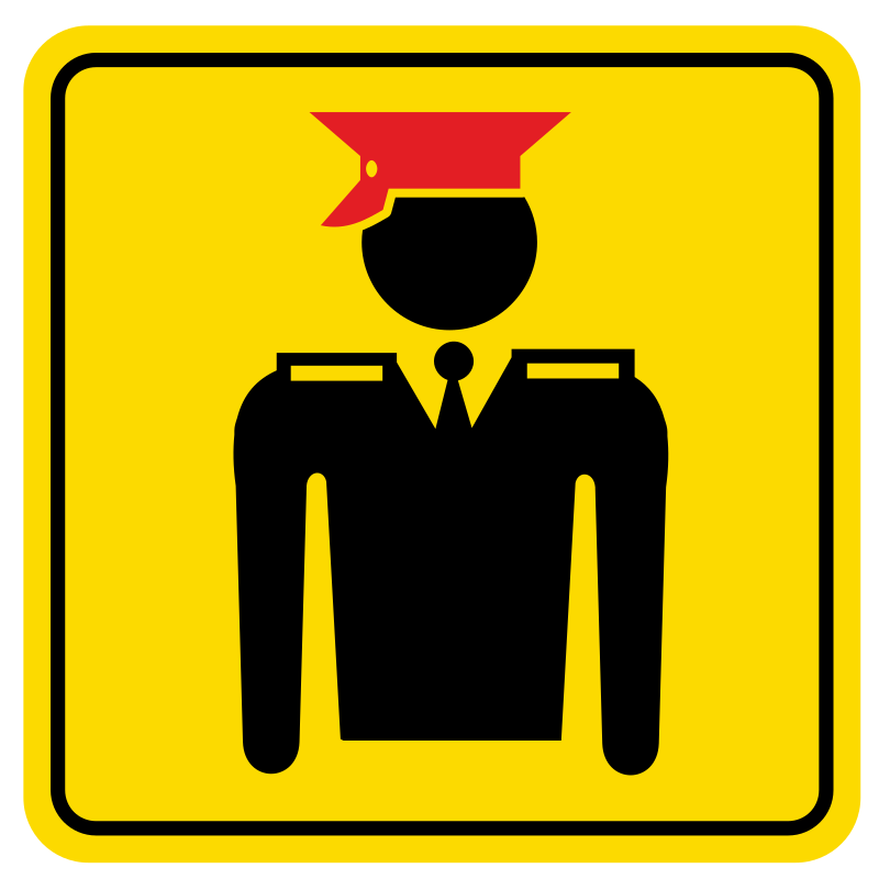 sign customs officer
