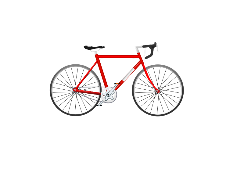 Bicycle, red