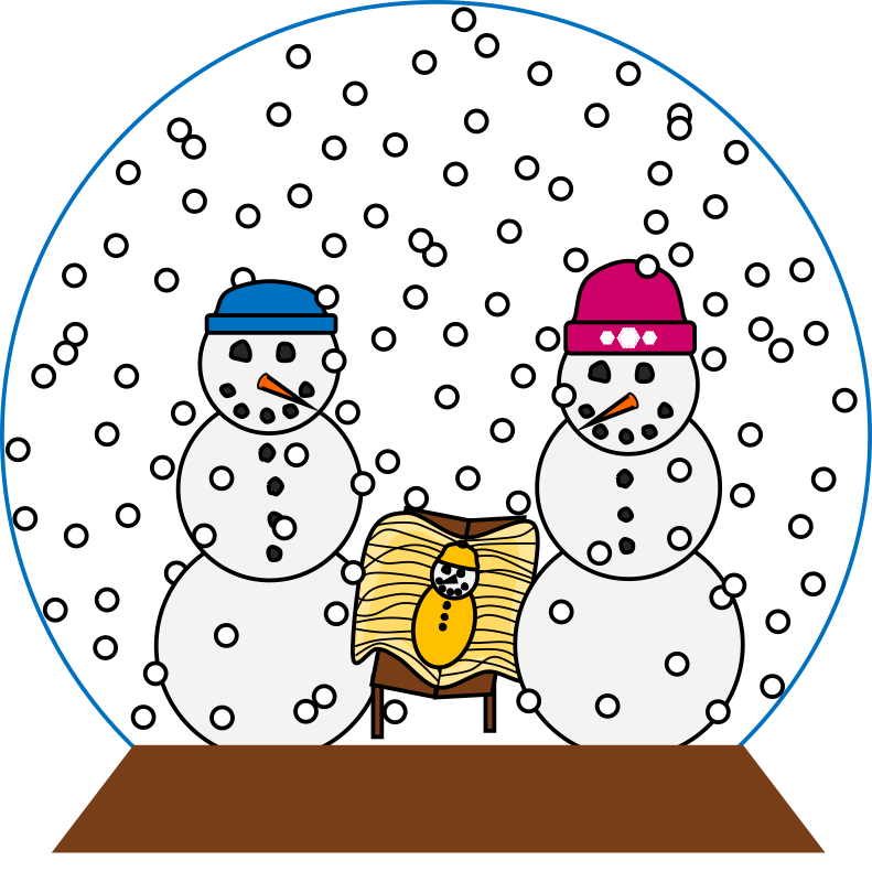 Snowglobe Nativity